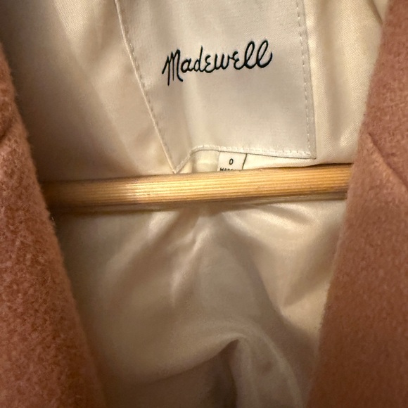 Madewell Teatro Swing Coat Old Rose Pink Size 0 - Picture 5 of 5